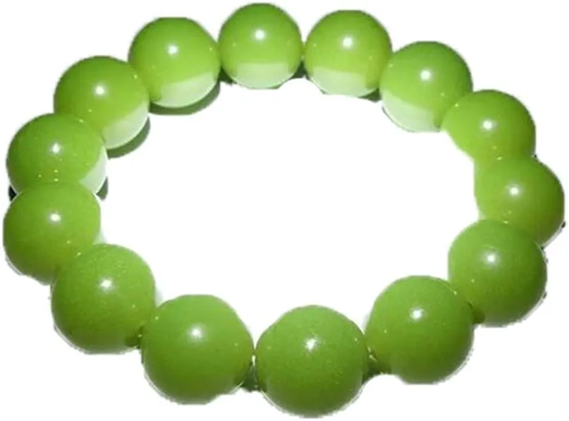 Natural Beads Fluorite Luminous gem Stone Beads Link Elastic Bracelet Glow in Dark Luminous Stones Bracelets Fine Jewelry