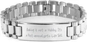 New Baking Ladder Bracelet, Baking is not a Hobby. It's a Post, Unique Gifts for Friends from Friends, Birthday Unique Gifts, Friendship ladder bracelet, Friend ladder gift, Friendship bracelet