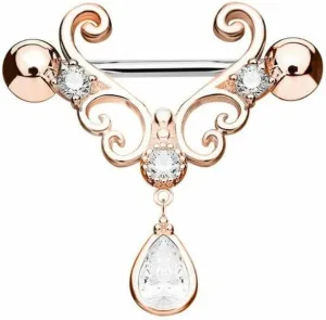 Nipple Piercing Fashion Body Piercing Big Zircon Rings Body Jewelry