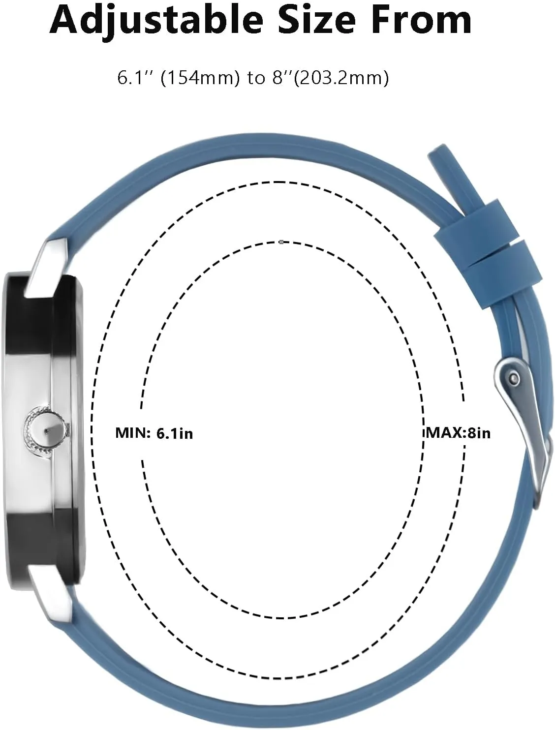 Nurse Watch for Medical Professionals Students Women Men, Analog Nursing Watches with 12/24 Hour Military Time, Second Hand, Easy to Read, Colorful Silicone Band
