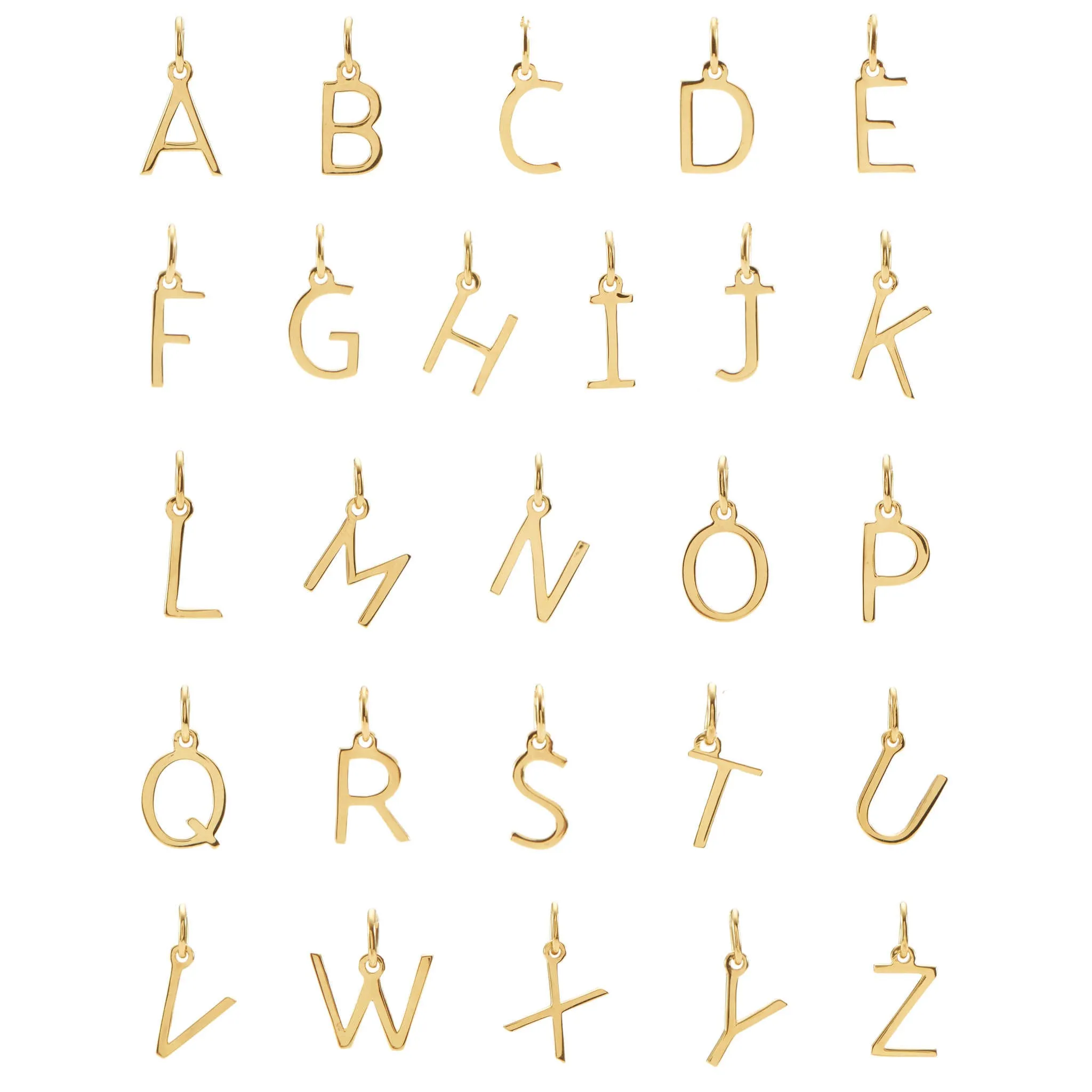 P Necklace / Gold Initial Necklace
