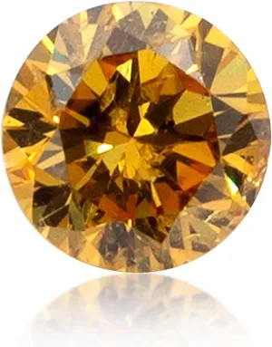 PALOMA EVERYTHING YOU FANCY - 0.07 Carat Natural Fancy Color Diamond. Fancy Intense-Vivid Yellow Orange, VS-I1 Clarity. 2.5-2.69MM, Perfect For Handmade Jewelry Making, Real Diamonds, Rare Gift