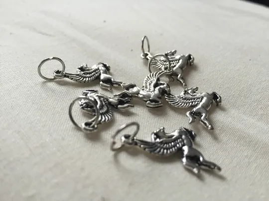 Pegasus: Set of 6 Stitch Markers