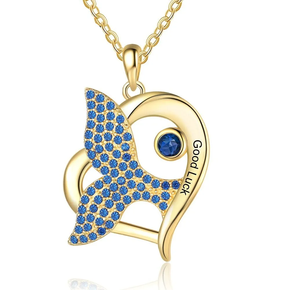Personalized Fish Tail Pendant