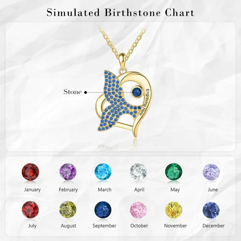 Personalized Fish Tail Pendant