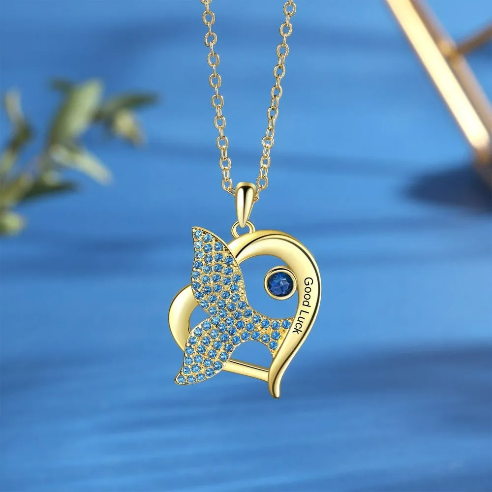 Personalized Fish Tail Pendant