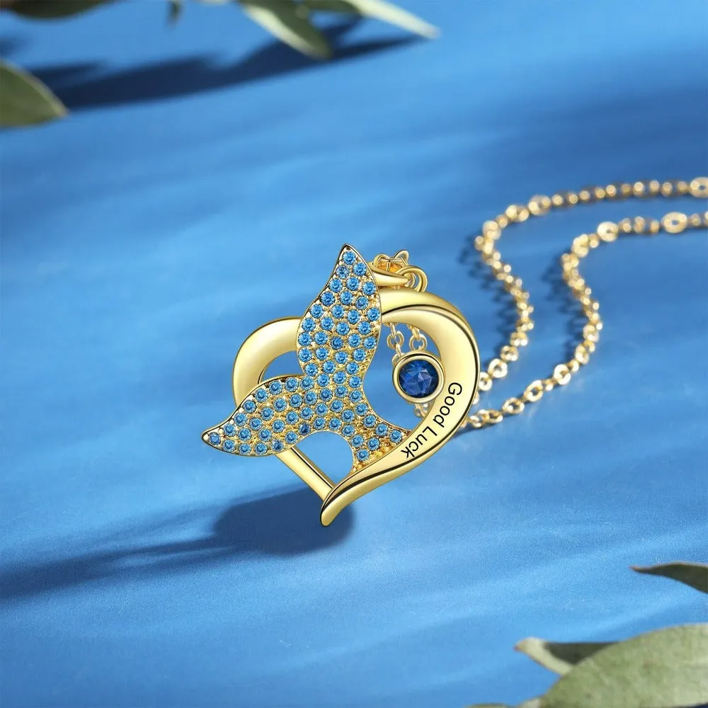 Personalized Fish Tail Pendant