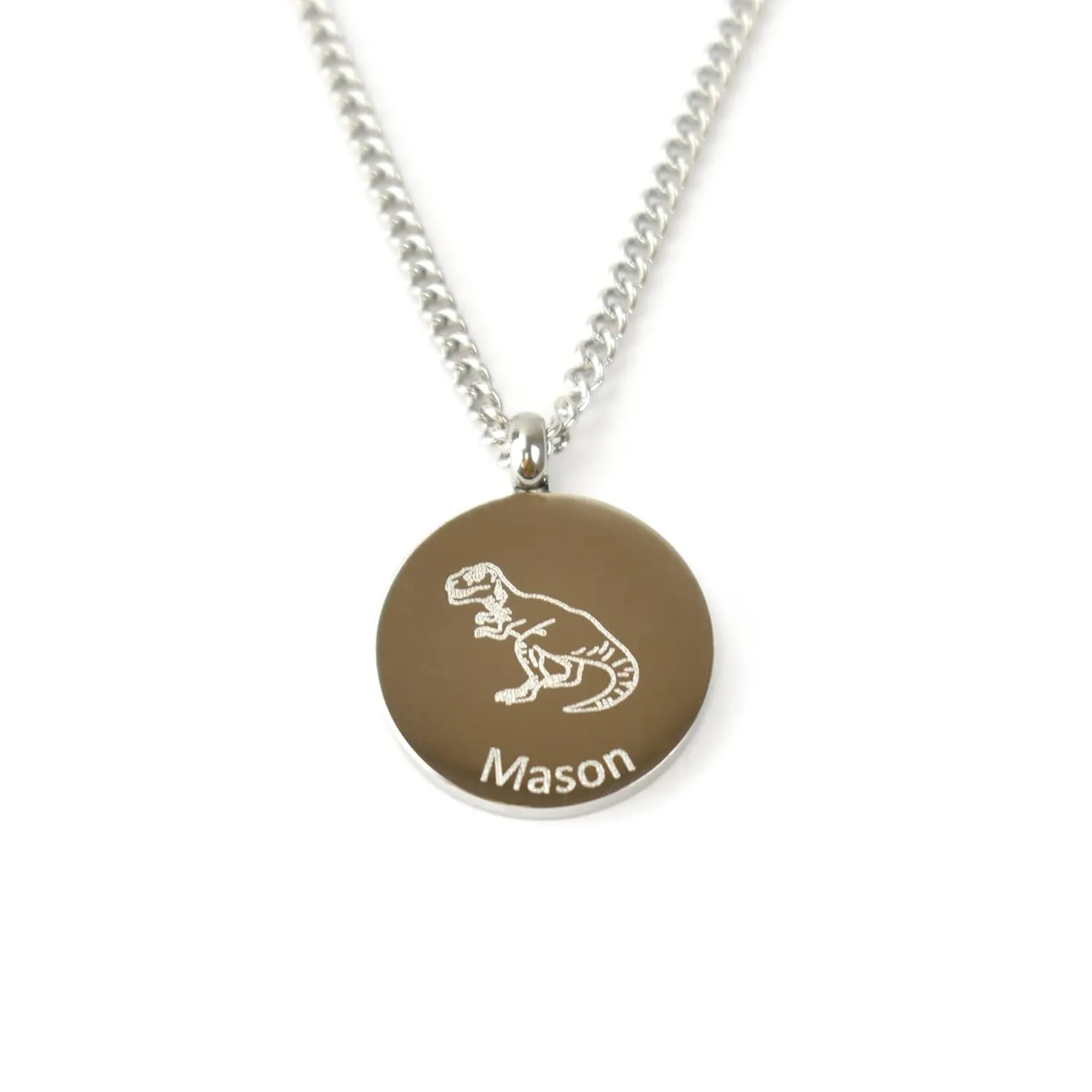 Personalized gift Little Boy Necklaces, Dino Necklace, Baby Personalized Necklace, Children Jewelry, Kids Birthday Gifts, Trex