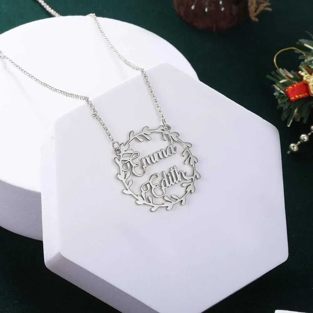 Personalized Name Necklace for Women, Personalized 1-4 Name Necklace Jewelry Gift for Couples Mother Customized for Women