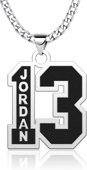 Personalized Name Necklace Sterling Silver Pendant Customized Custom
