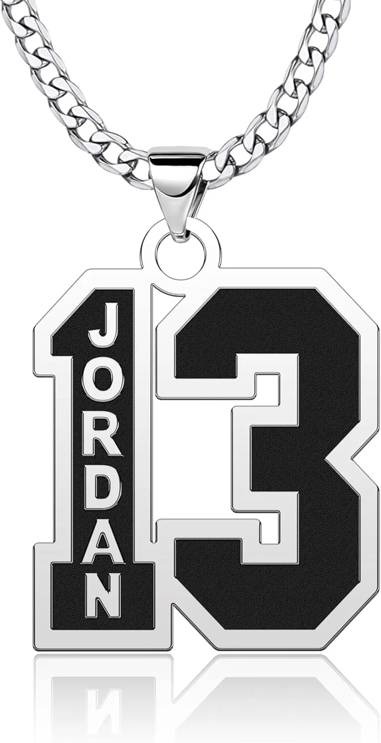 Personalized Name Necklace Sterling Silver Pendant Customized Custom