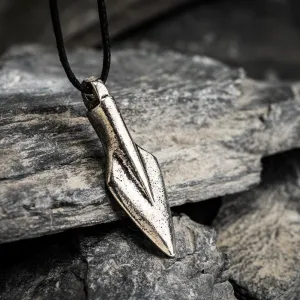 Pewter Gungnir Spear Pendant - Handcrafted in the UK