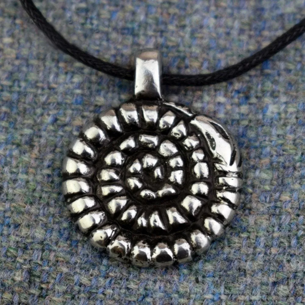 Pewter Jormungand Necklace - Handcrafted in the UK