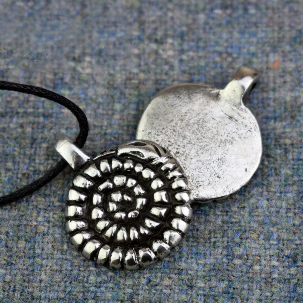 Pewter Jormungand Necklace - Handcrafted in the UK