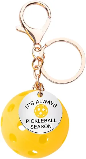 Pickleball Keychain Accessories Gifts for Women Birthday Gifts for Boys Girls Friends Pickleball Gifts Key Chain