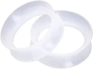 Plugs Gauges Elegant, Gauges for Ears Silicone Body Piercing Jewelry Tunnels Hoop Gift for Mens Womens