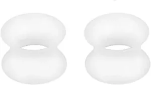 Plugs Gauges Elegant, Gauges for Ears Silicone Body Piercing Jewelry Tunnels Hoop Gift for Mens Womens