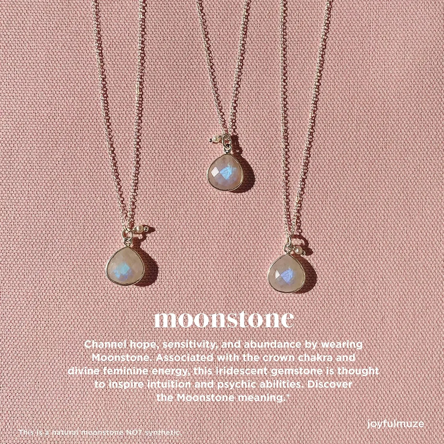 Rainbow Moonstone Necklace, Natural White Gemstone and Freshwater Tinny Pearl Pendant, Boho 925 Sterling Silver Jewelry, Handmade Gift for Women, Daintly Simple Chain 18 inch 1 pc