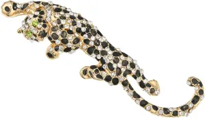 Rhinestone Vivid Animal Brooch for Women And Men Unisex Pin Crystal Design Jewelry Personality Lapel Backpack Badge Hat Bag Winter Coat Decoration Accessories