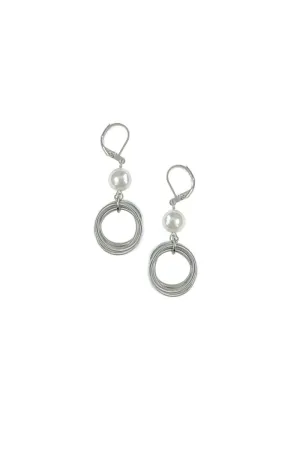 Ring & Pearl Earrings