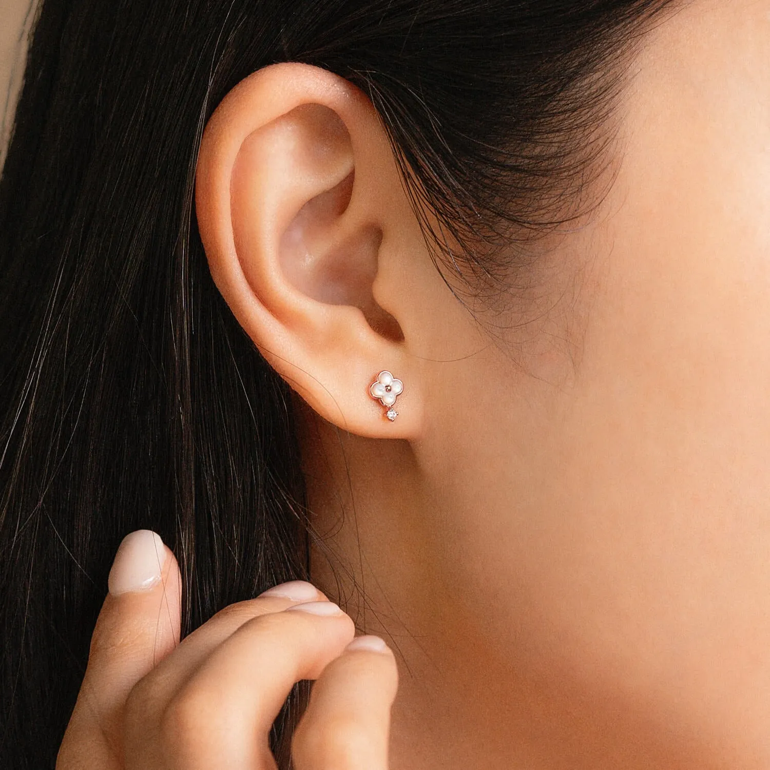 Rose Gold Gretchen Studs