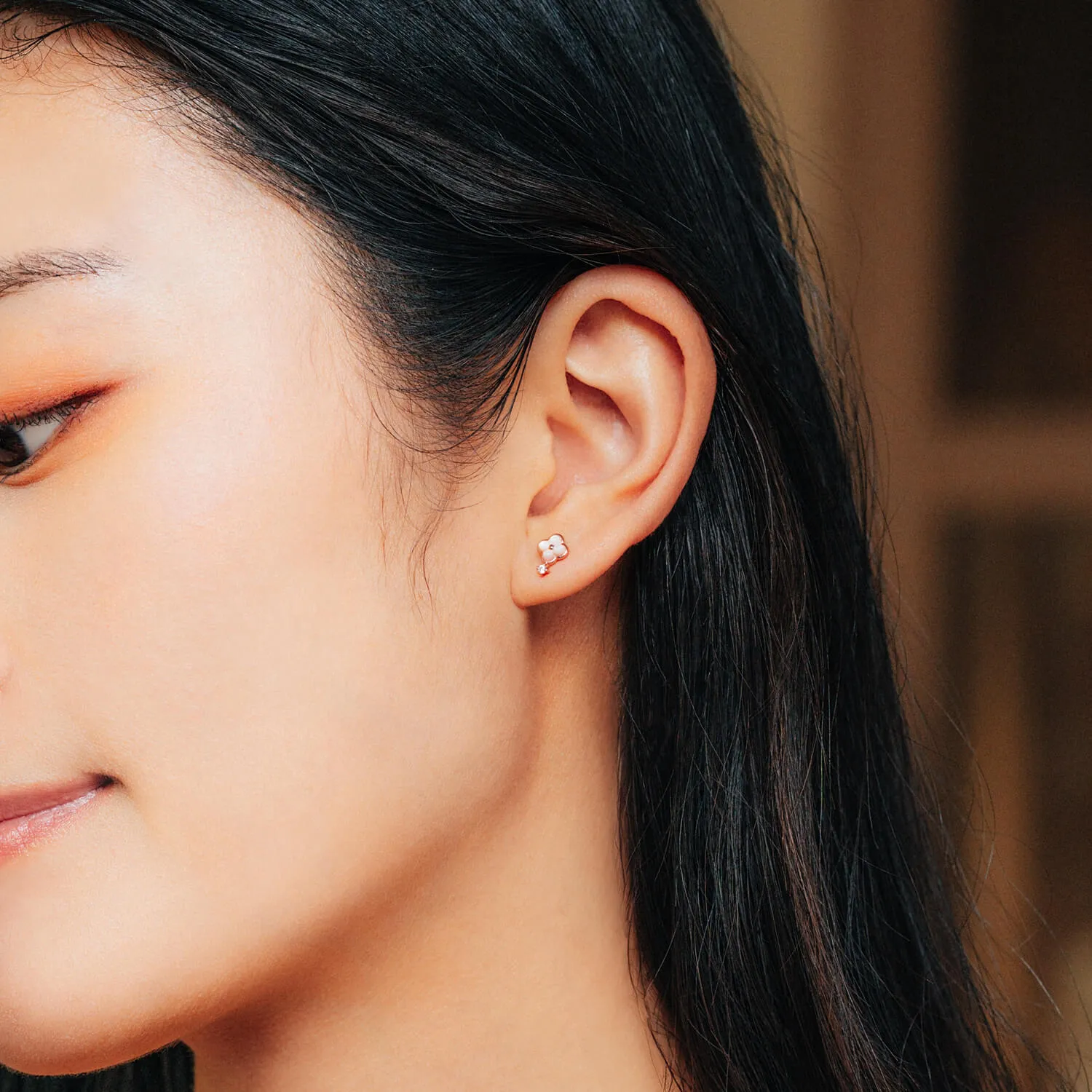 Rose Gold Gretchen Studs