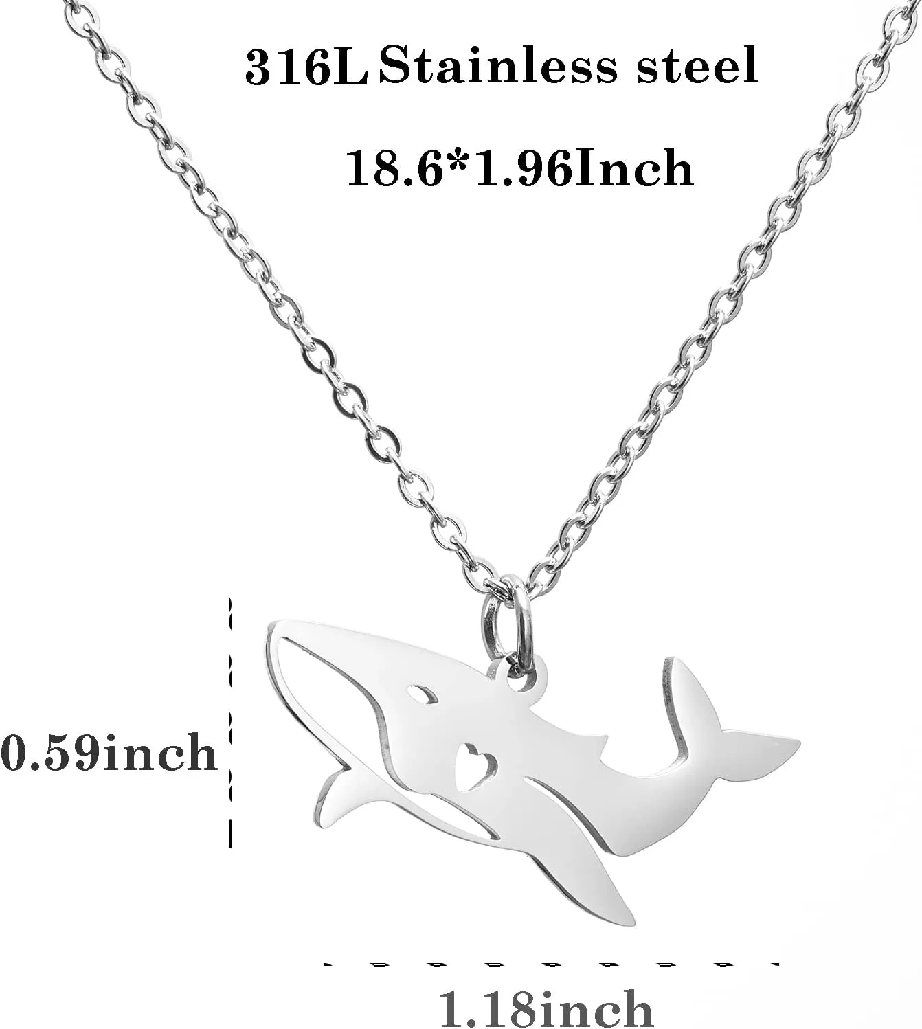 seensea Animal Necklace Pet Pendant Memorial Personalized Charm Unique Gift Lover Jewelry
