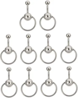 Set Ring Navel Navel Titanium Steel Belly Ring pregnancy belly ring navel ring belly stud earrings belly