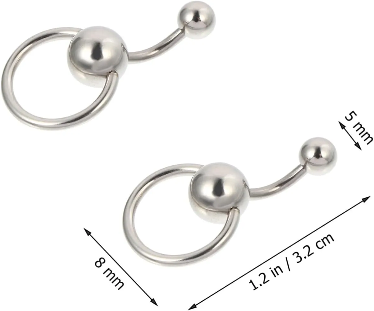 Set Ring Navel Navel Titanium Steel Belly Ring pregnancy belly ring navel ring belly stud earrings belly