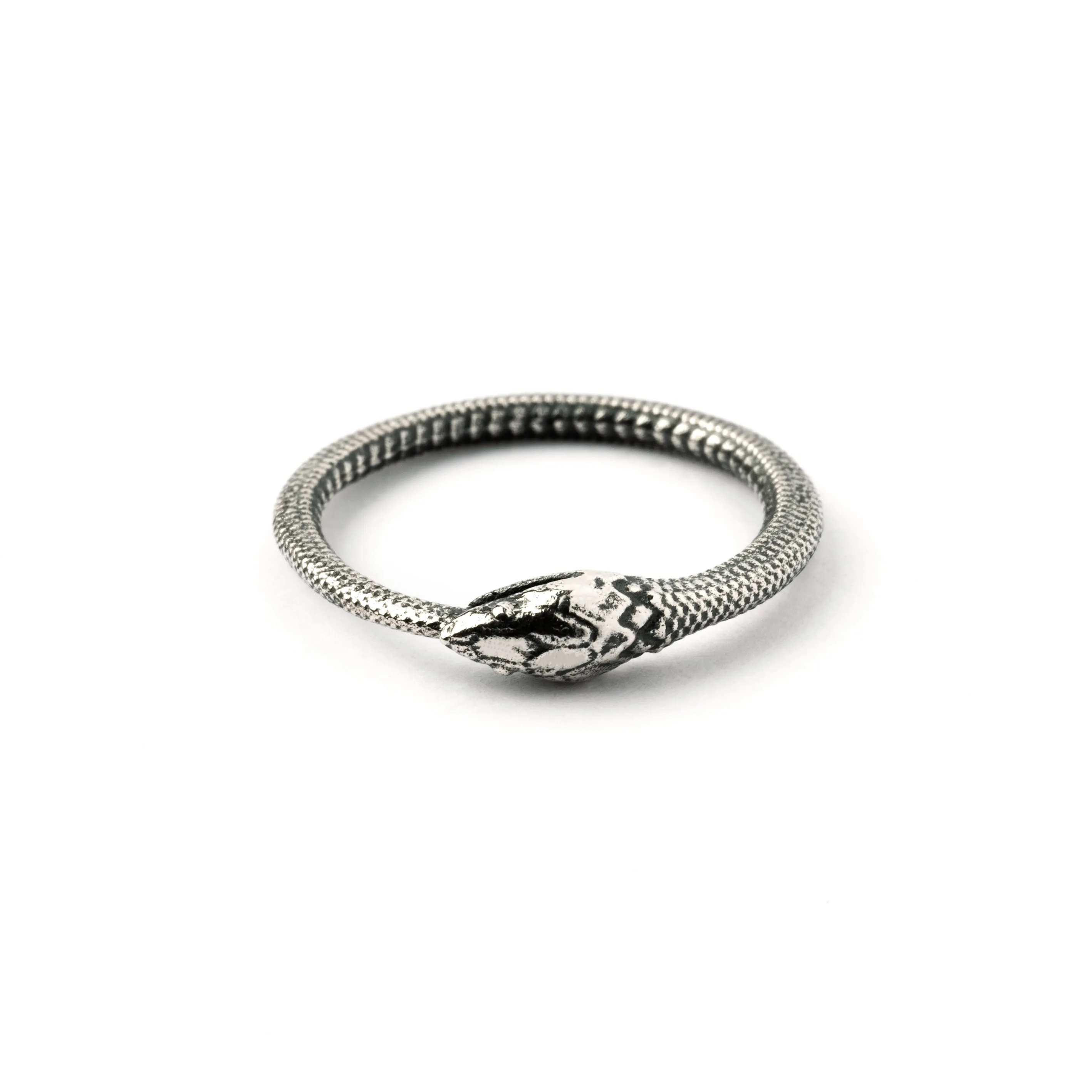 Silver Ouroboros Ring
