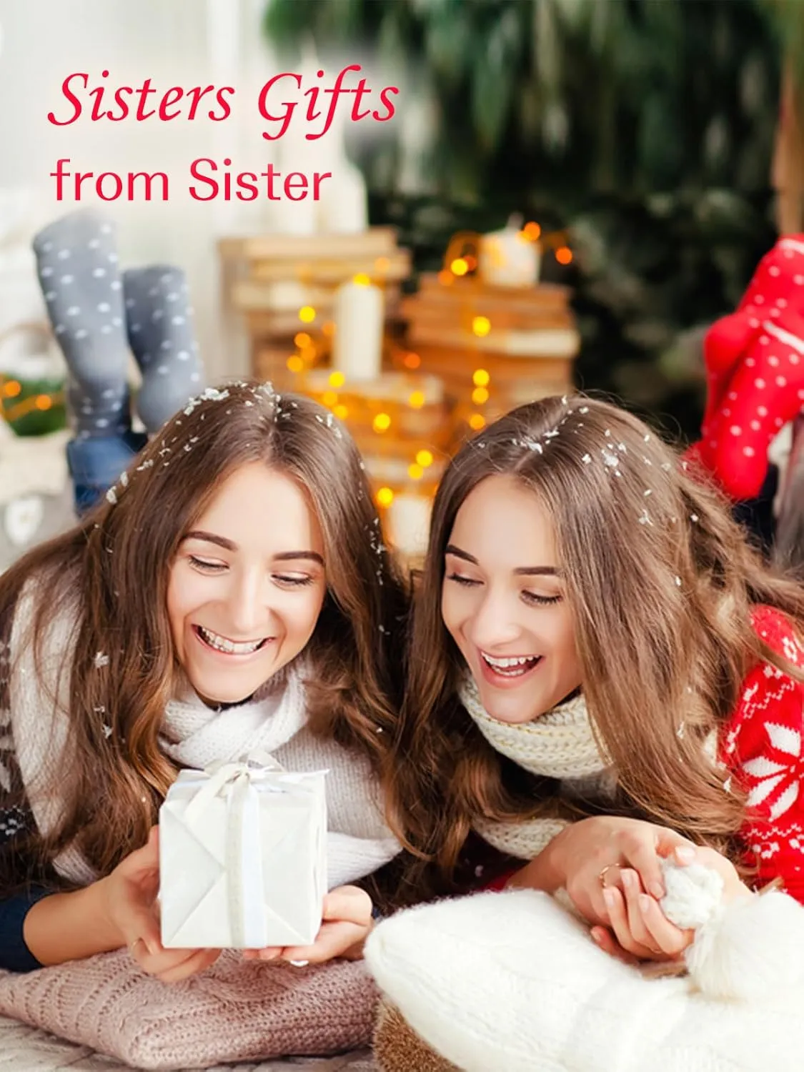 Sister Necklaces 925 Sterling Silver Birthstone Pendant I Love You Forever Sister Birthday Jewelry, Personalized Sisters Gifts for Women