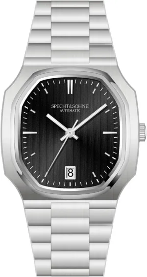 SPECHT&SOHNE Watches for Men 38MM Rare Elegant Automatic Mechanical Watch Stainless Steel Sapphire Crystal Waterproof