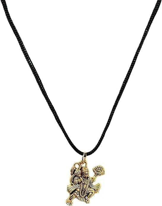 Spiritual Hanuman Lord Hanuman Shri Ram bhakt Religious Temple Hindu God Jewelry Locket Pendant for Men Women