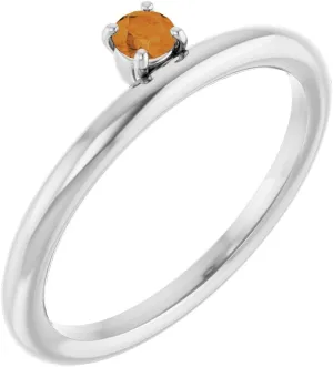 Sterling Silver Cubic Zirconia Stackable Fashion Ring Fine Jewelry For Women Gifts For Her, Size 7