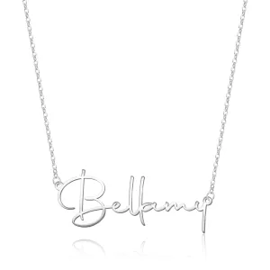 Sterling Silver Name Necklaces for Women,Custom Name Necklace Personalized Handmade Jewelry Christmas Gifts for Mom