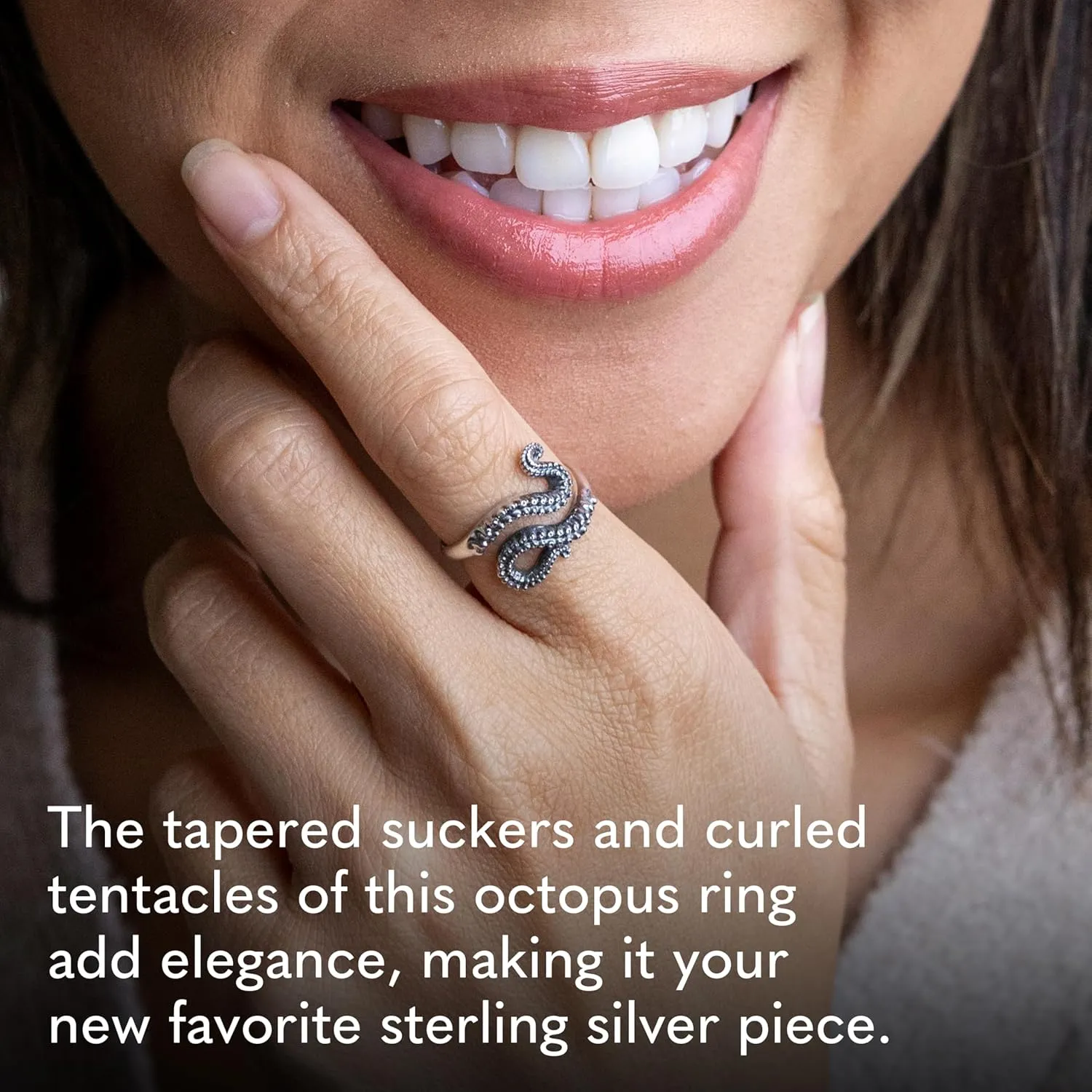 Sterling Silver Rings - Sterling Silver Adjustable Ring, Silver Jewelry for Women, 925 Sterling Silver, Gift for Women Womens Rings