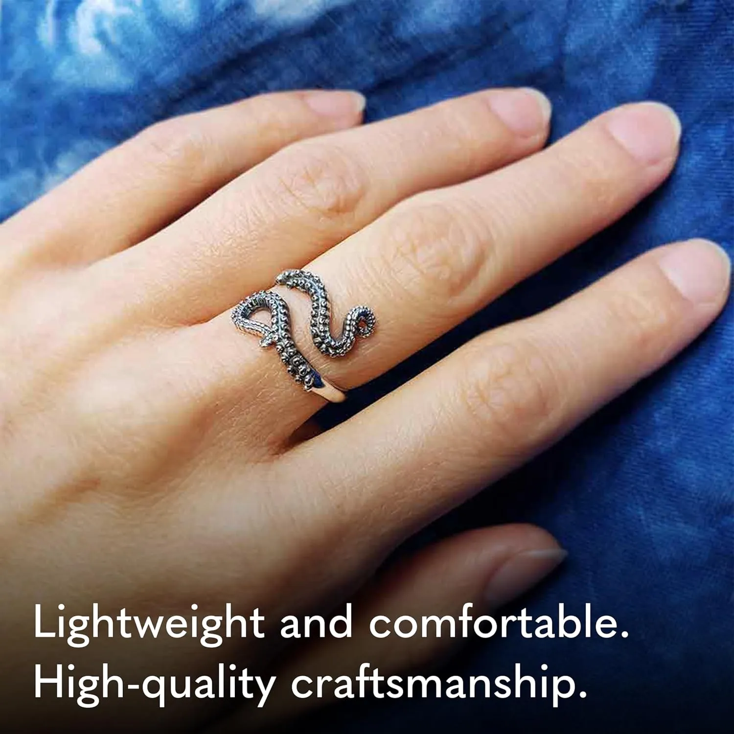 Sterling Silver Rings - Sterling Silver Adjustable Ring, Silver Jewelry for Women, 925 Sterling Silver, Gift for Women Womens Rings