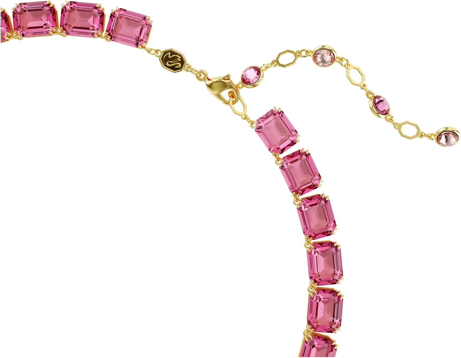 Swarovski Millenia Earrings and Necklace Crystal Jewelry Collection, Clear Crystals, Rhodium Tone Finish