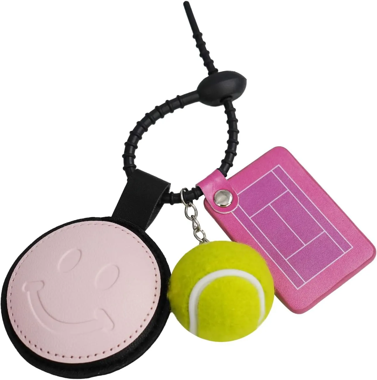 Tennis Ball Bag Charm and Key Chain - Tennis Gift and Souvenir for Fans and Lovers