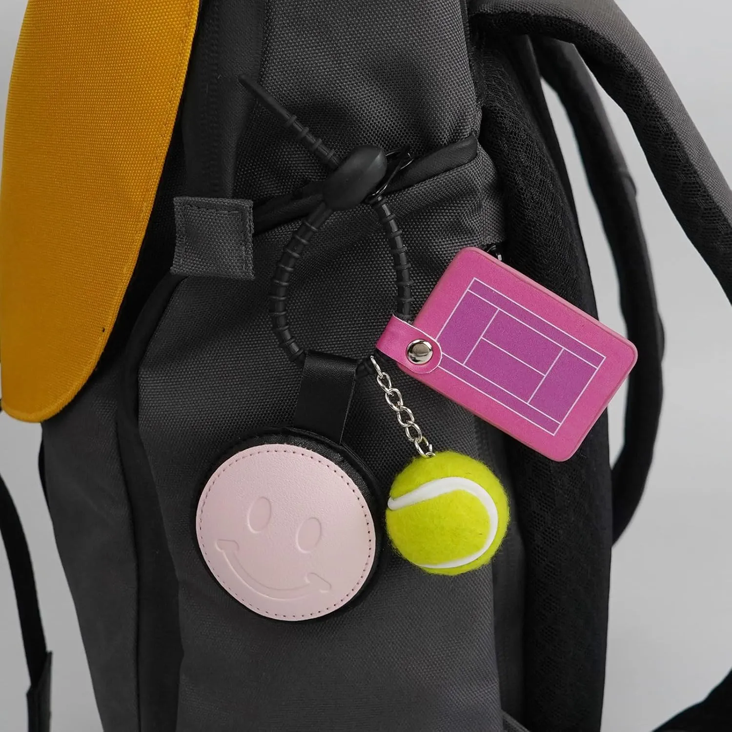 Tennis Ball Bag Charm and Key Chain - Tennis Gift and Souvenir for Fans and Lovers