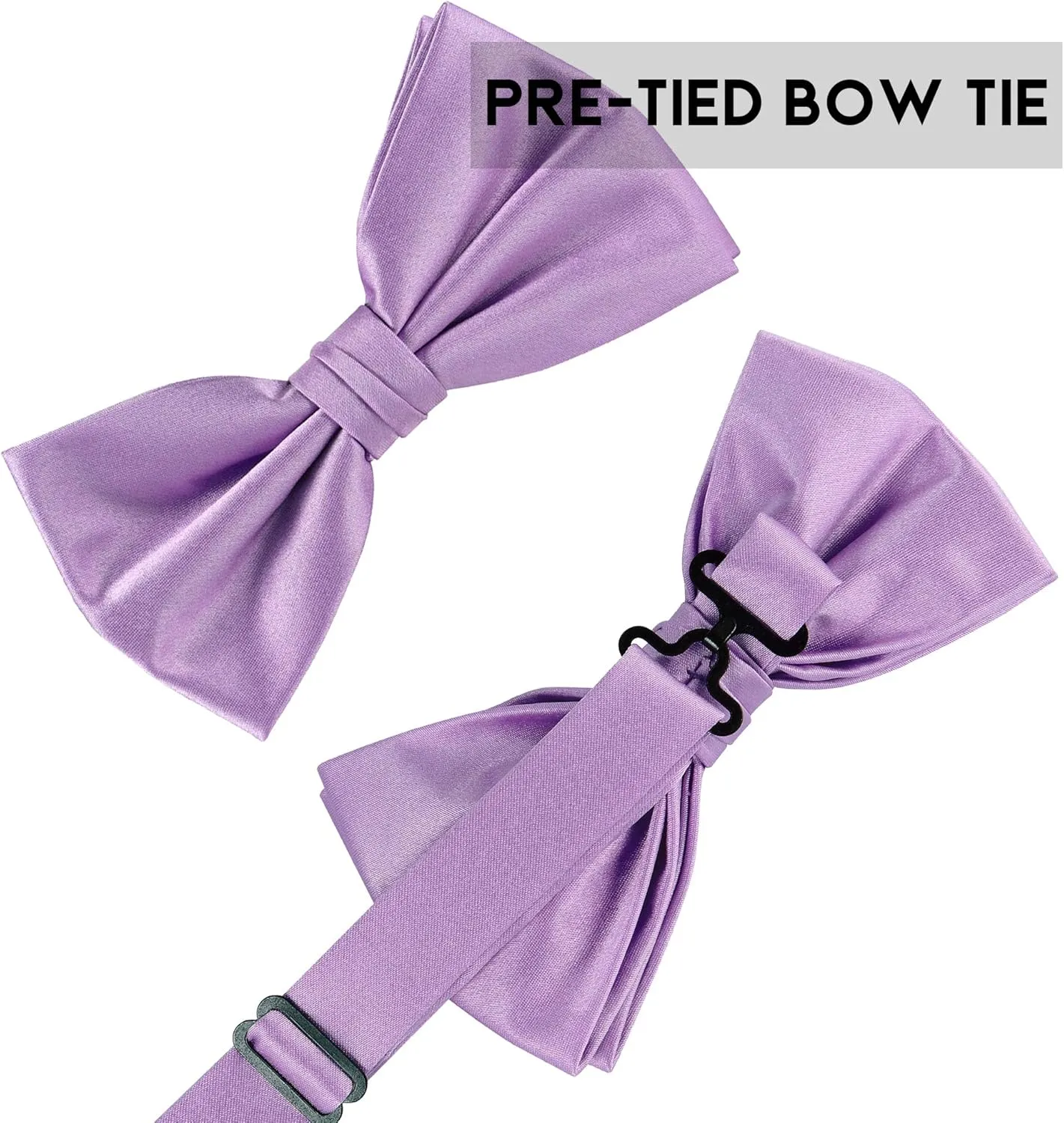 TIE G Solid Color Men's Suspender   Woven Bow Tie Set for Wedding : Vivid Color, Adjustable Brace, Strong Clip, Elastic Band