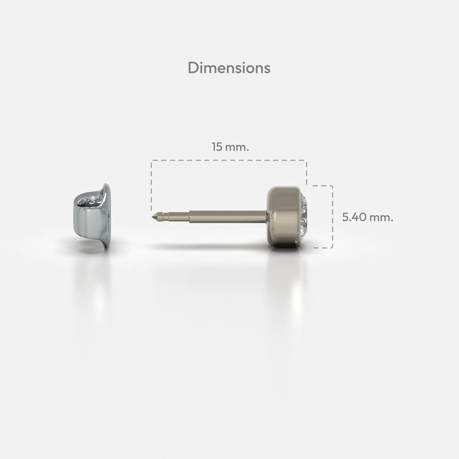 Titanium Womens Earrings Studs Hypoallergenic Jewelry with Crystals