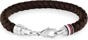 Tommy Hilfiger Men's Jewelry - Leather Bracelet, Lobster Closure - Elegant and Simple - Classic, Everyday Style - Gift for Him