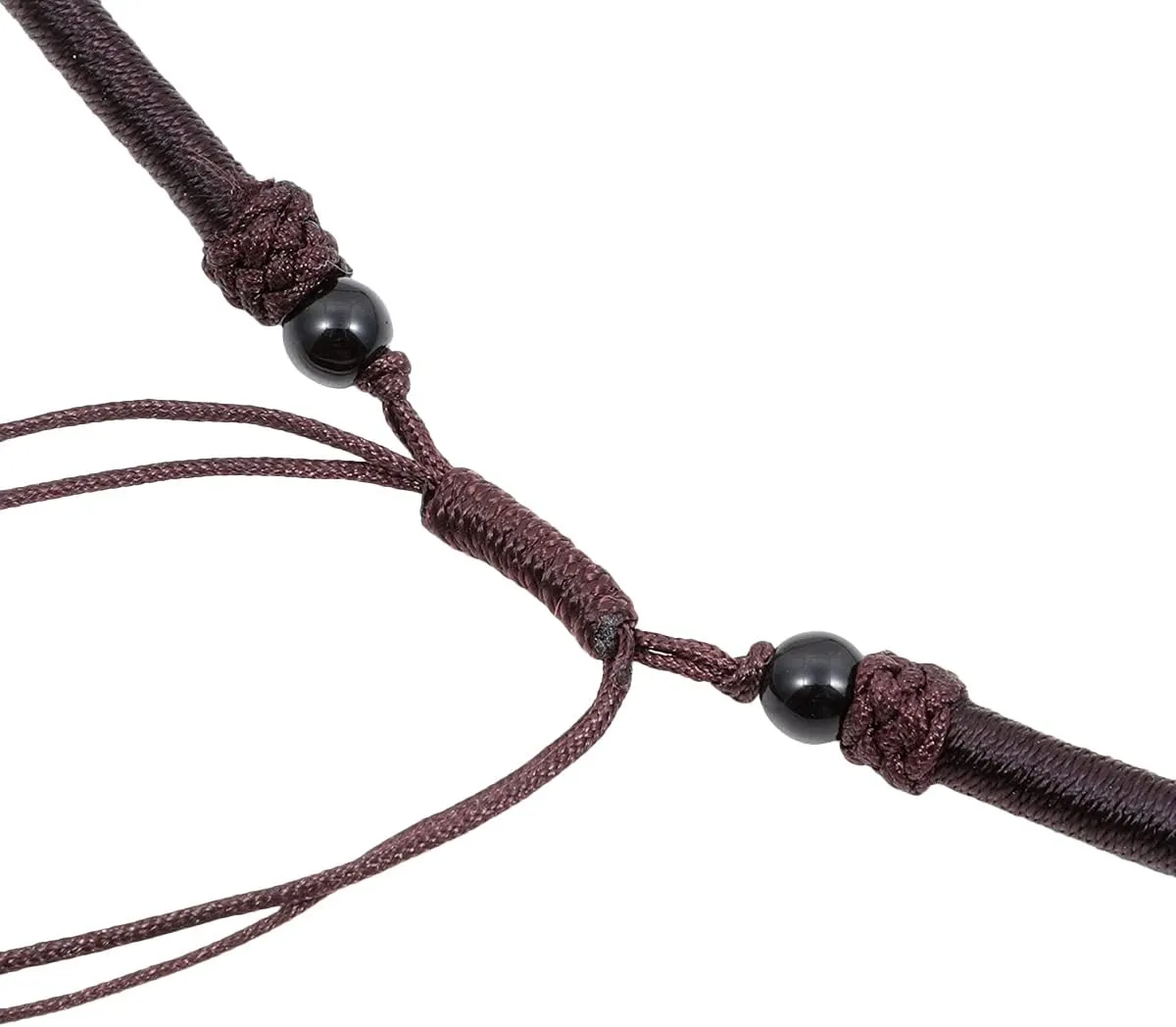 TUMBEELLUWA Agate Slice Pendant Necklace Amulet Reiki Healing Crystal Stone with Nylon Cord Handmade Jewelry for Women