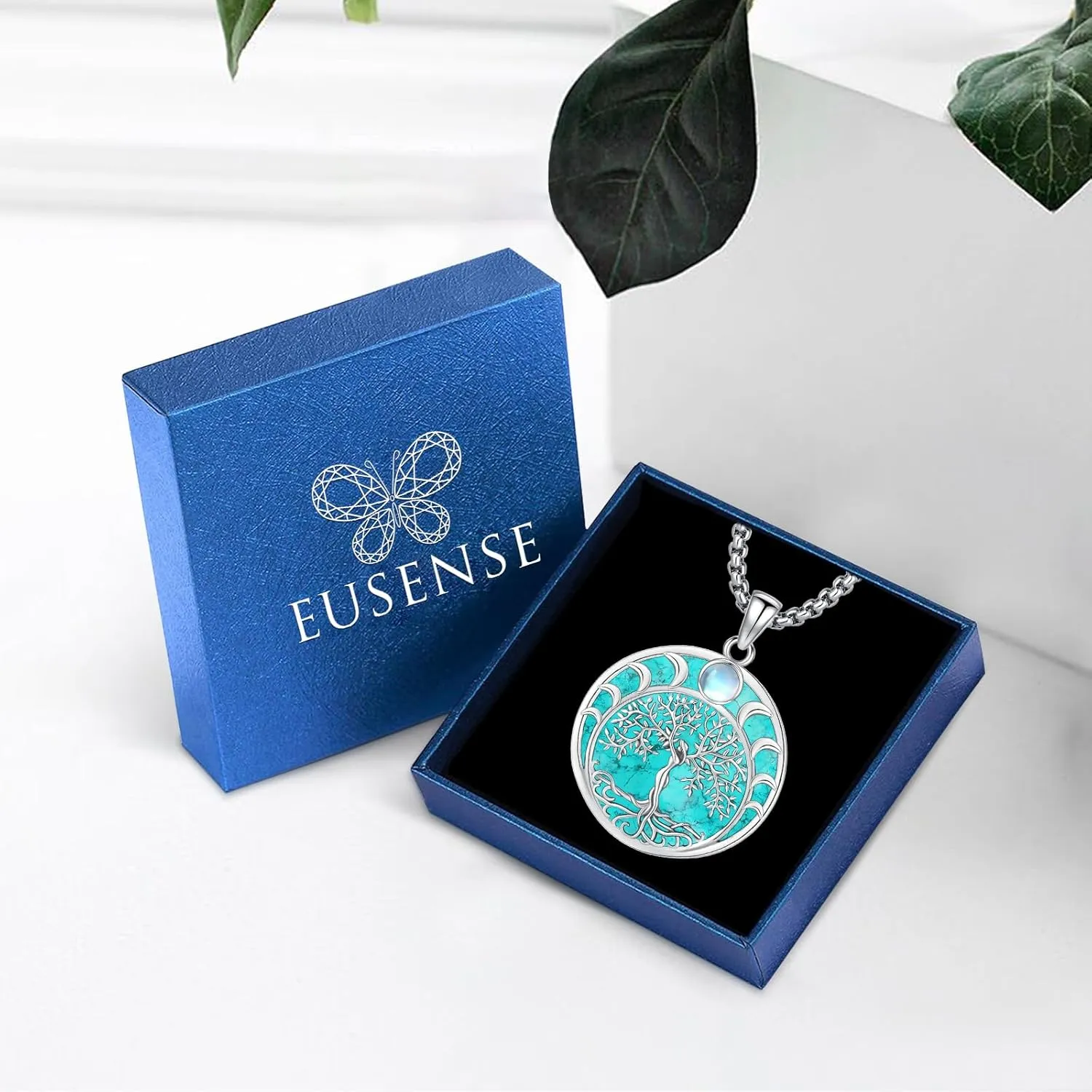 Turquoise Jewelry for Women Men 925 Sterling Silver Pendant Urn Necklaces for Ashes Picture Locket Necklace Thor Hammer Yggdrasil Virgen De Guadalupe St Michael Christopher Judas Witches Knot Necklace