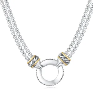 UNY designer Inspired Short Necklace 45cm   5 cm 3mm Box chain Classic Elegant Vintage Antique Jewelry