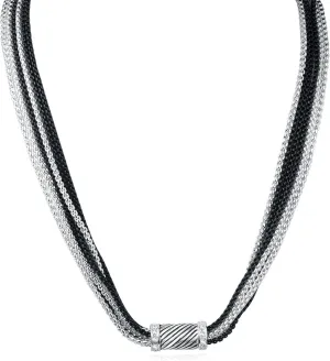 UNY JEWEL Style Trendy Elegant Vintage Retro Unique Hardy Fahsion style Dots 2 Tone Women Long Necklace