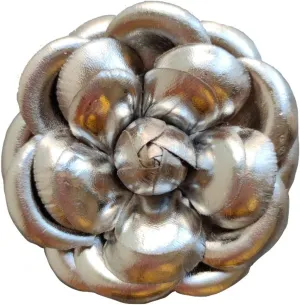 Vintage Style Elegant Camellia Fabric Flower Brooch Pin Scarf Bridal Dress Wedding Accessories Jewelry Gift