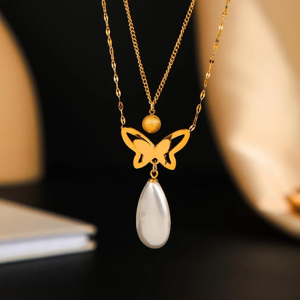 Vivid Echo 18k Gold Plated Heart Pendant Necklace for Women, Elegant Dainty Jewelry with Gift Box, Gift for Parties and Special Occasions