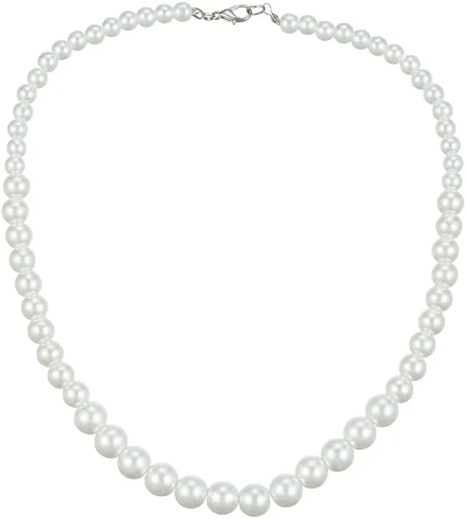 YAZILIND Imitation Pearl Choker Necklace Clavicle Vintage Women Elegant Charm Wedding Dress Embellished